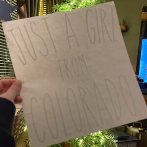 Transfer: Just a girl from Colorado